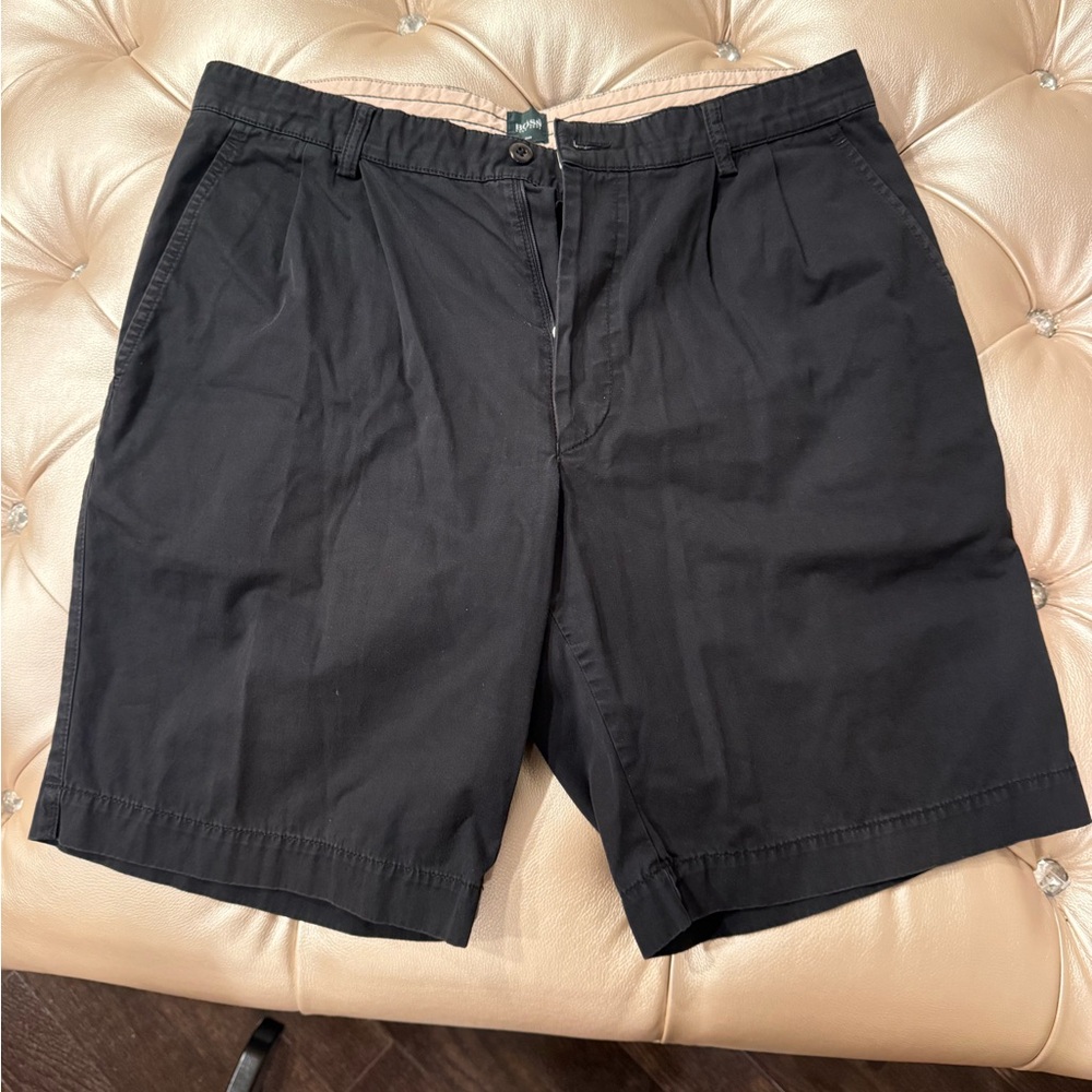 Hugo Boss Black Flat Front Men's Shorts